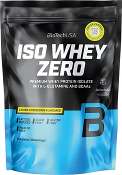 Сывороточный изолят протеина BiotechUSA Iso Whey Zero порошок 454 г Lemon Cheesecake (5999076264100)