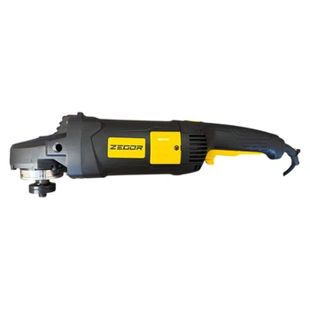 Угловая шлифмашина (болгарка) ZEGOR GCL230-2400P (2400 Вт, диаметр круга 230 мм, 6000 об/мин, плавный пуск, поворотная ручка)