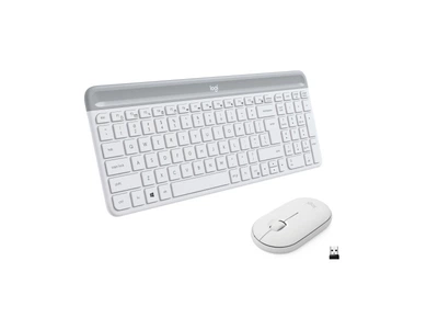 Комплект (клавіатура + миша) Logitech MK470 White