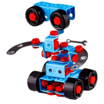 Игровой конструктор 661-301 10в1, набор из 286 деталей с шуруповёртом, модели техники и роботов