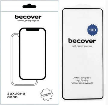 Захисне скло BeCover для Motorola Moto G04/E14 10D Black (711895)