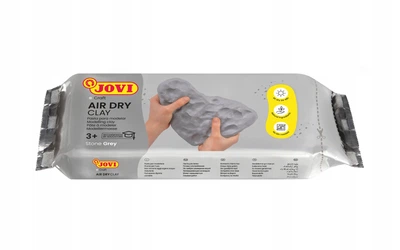 Полимерная глина самозастывающая JOVI, 500 г., Classic, Серая, (85G)