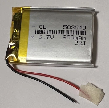 Аккумулятор 503040 , 600mAh 3.7V Li-pol литий-полимерный