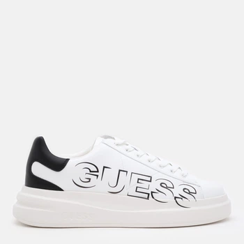 Чоловічі кеди низькі Guess Elba FMPELB-SUE12-WHIBK 43 Білий/Чорний (7626741695898)