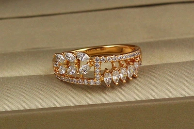 Кільце Xuping Jewelry тріумф р 20 золотисте