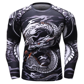 Рашгард мужской спортивный с длинным рукавом Sport Line 14058 XXL