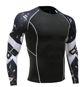 Рашгард мужской спортивный с длинным рукавом Sport Line 14052 XL