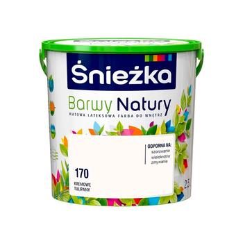 Фарба Sniezka Barwy Natury 170 Кремові тюльпани 2,5 л