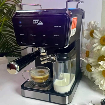 Кофемашина рожковая Zepline ZP-6803 с капучинатором и сенсорным