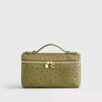 Сумка женская с логотипом Loro Piana Extra Pocket Pouch L19 Хаки