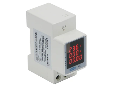 Счетчик электроэнергии Lemanso LM6382 на DIN-рейке