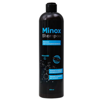 MinoX Shampoo 500 мл – шампунь від випадіння волосся, для росту та зміцнення