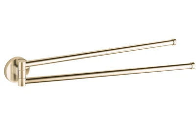 Вішалка для рушників VBI VENUS BRUSH GOLD поворотна подвійна
