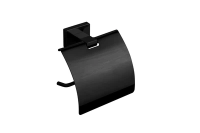 Держатель для туалетной бумаги с крышкой VBI MERCURY BLACK