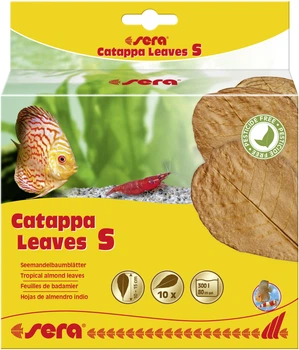 Листья индийского миндаля для аквариума Sera Catappa Leaves S 14 см 10 шт 121963