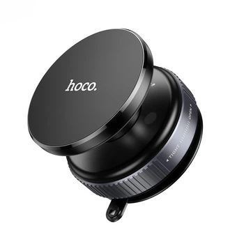 Держатель для телефона в авто HOCO Cool vacuum adsorption magnetic. Black