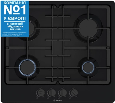 Варильна поверхня газова Bosch Serie 2 PGP6B6K90R