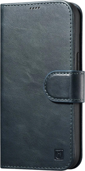 Чохол-книжка iCarer Oil Wax Premium Leather 2in1 Wallet Case з RFID для Apple iPhone 14 Pro Max Navy Blue (WMI14220724-BU)