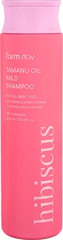 Шампунь для волос Farmstay Tamanu Oil Mild Shampoo Hibiscus с маслом таману и экстрактом гибискуса 300 мл (8809035142516)