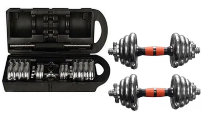 Гантели Bavar Sport 2*10=20кг хромированные разборные (BS29)