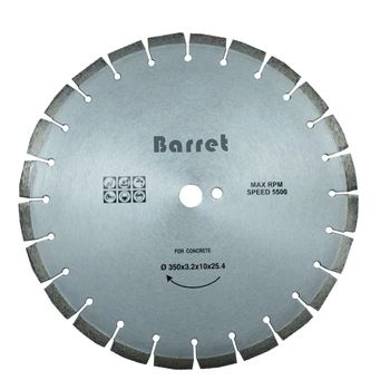 Алмазный отрезной диск Barret D-350, 350 мм