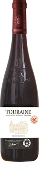 Вино Expert Club AOP Touraine червоне сухе 0.75 л 12.5% (3250390647331)