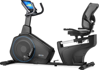 Велотренажер горизонтальный Gymtek XBR6000 электромагнитный до 150 кг синий