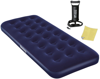 Materac dmuchany Bestway z pompką tłokową 185 x 76 x 22 cm 67000 (5903890606862)