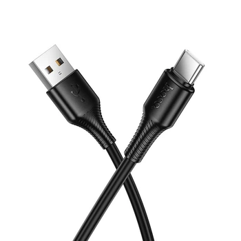 Кабель HOCO Type-C Beneficio charging data cable X120 |1m, 3A| Black