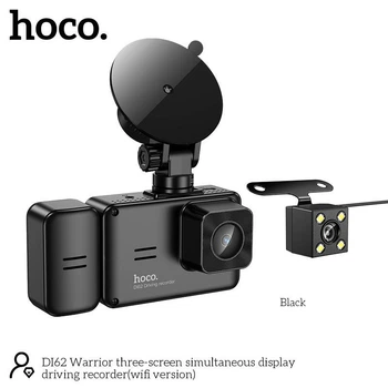 Відеореєстратор HOCO DI62 Warrior 3-screen simultaneous display driving recorder(wifi version) |