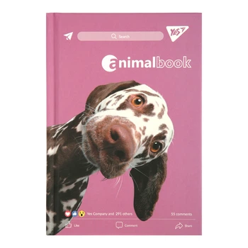 Блокнот для записів у точку А6 YES 7 БЦ Animalbook 152066 64 аркуша 5122530