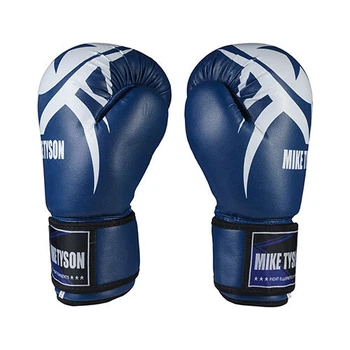 Боксерские перчатки Mike Tyson, PVC, 10oz, синий.