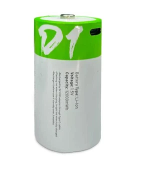 Акумулятор LR20 C.L.D.P Li-ion 1.5V USB Type-C