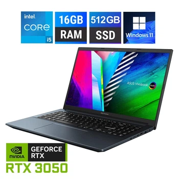 Ультрабук Asus Vivobook Pro 15 OLED K3500PC - Core i5-11300H / 16GB / 512GB SSD / FullHD OLED / RTX 3050 4GB