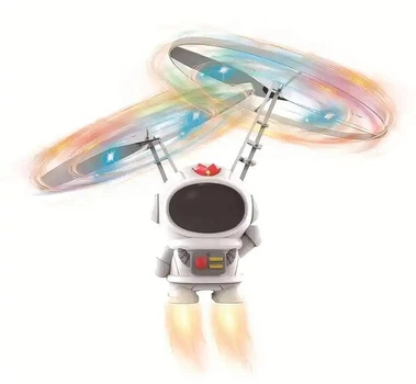 Спиннер Space Космонавт Літаючий Ударостійкий Левітуючий Бумеранг з LED підсвічуванням (63486)