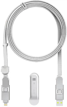Кабель Rolling Square 6в1 inCharge XL 3 м Белый (XLL02R)