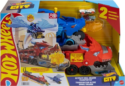 Transporter-transformer Hot Wheels City Hot Wheels Ultimate Dual Dragon (JBM72)