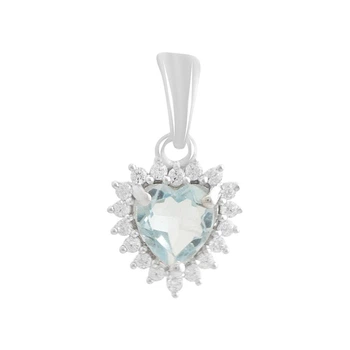 Серебряная подвеска с топазом 1.135ct (2188476)