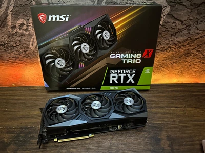 Видеокарта RTX 3070 8GB MSI GAMING X Trio GDDR6 (GeForce RTX 3070 GAMING X TRIO) Б/У