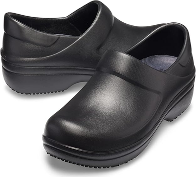 Жіночі Крокс Для роботи Чорні Crocs On The Clock Work Slip-On Black (43-44, чорний)
