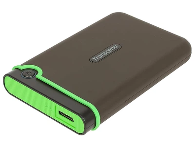 Внешний жесткий диск 2.5" USB 1.0TB TranscendJet 25M3 Iron Gray Slim (TS1TSJ25M3S)