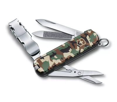 Швейцарский нож Victorinox Nail Clip 580 многофункциональный аксессуар для ухода за ногтями с камуфляжным