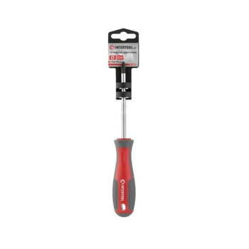 Отвертка крестовая PH2 х 100 мм Intertool (ударная)