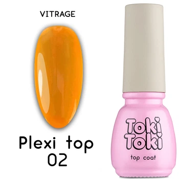 Топ вітражний без липкого шару Toki Toki Plexi Top 02, 5 мл