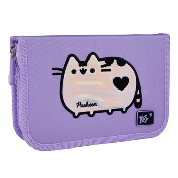 Шкільний пенал книжка 1 відділення, 2 відвороти "Pusheen" 533628 Yes
