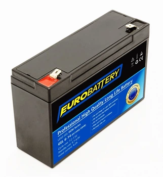 Аккумуляторная гелевая батарея EuroBattery 6v-14ah