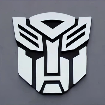 Металлическая 3D наклейка RESTEQ Transformers Автоботы 60×70 мм для авто, ноутбука, телефона