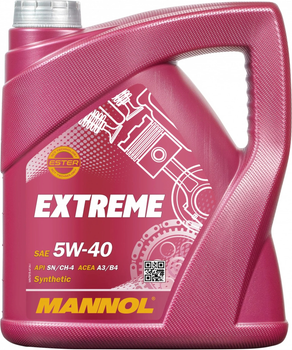 Моторна олива Mannol Extreme 5W-40 5 л (4036021525518)