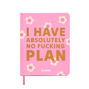 Планер «I HAVE ABSOLUTELY NO PLAN» розовый