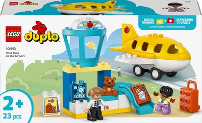 Конструктор LEGO DUPLO Town Впервые в аэропорту 23 детали (10443)